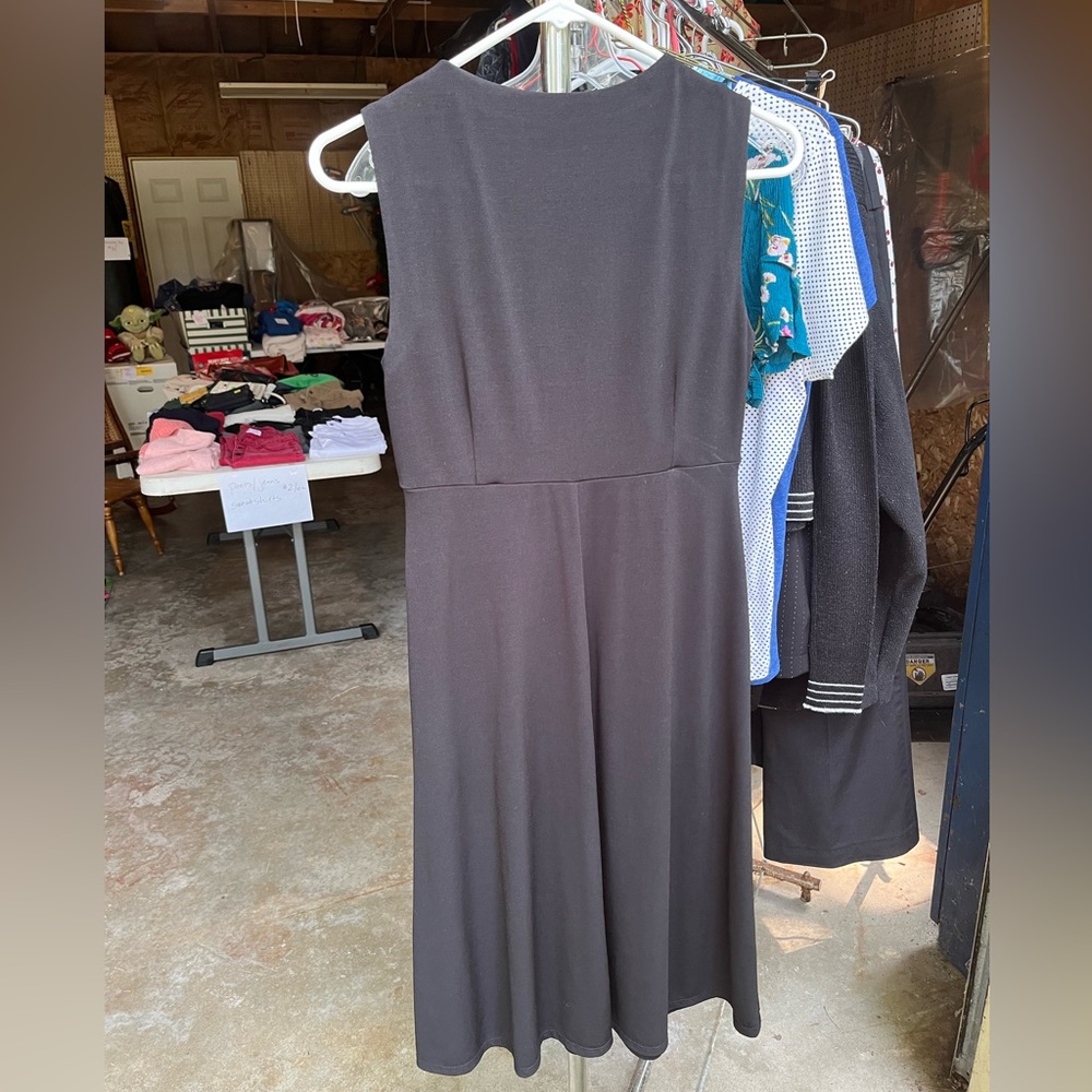 Rabbit Rabbit Rabbit Elegant Black Midi Dress - Picture 4 of 4